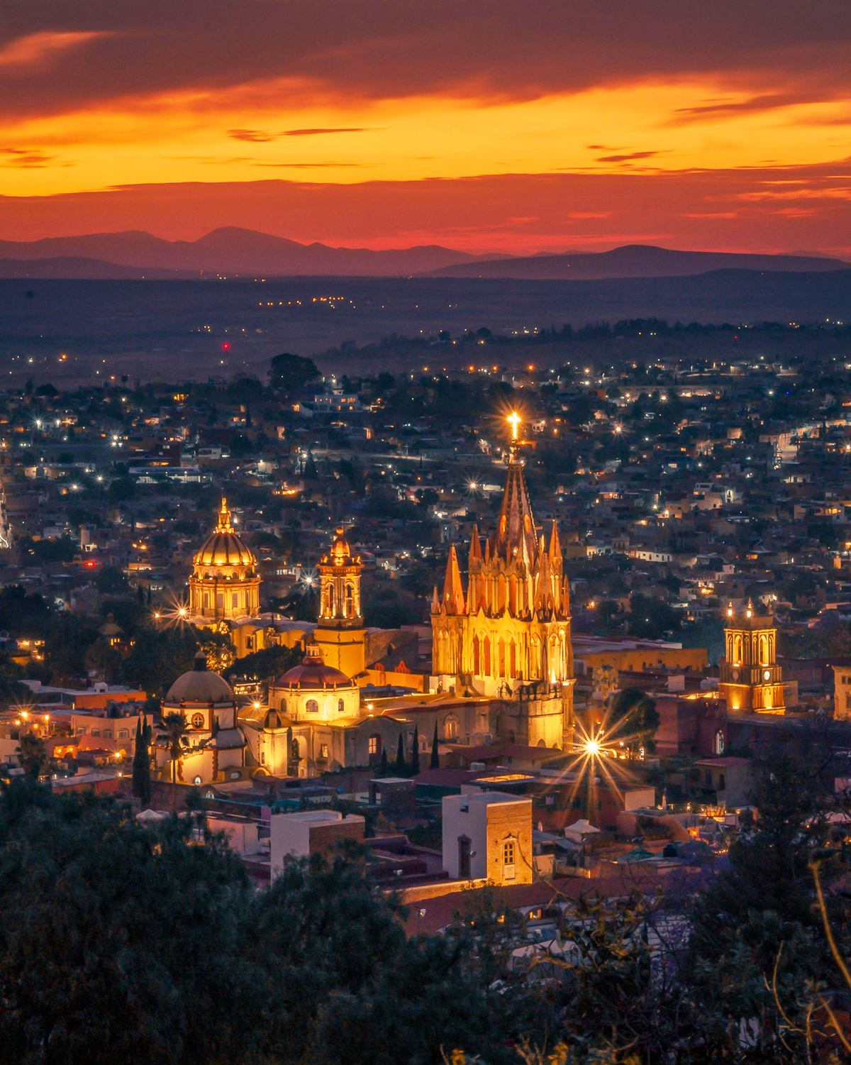 Historic church in San Miguel de Allende